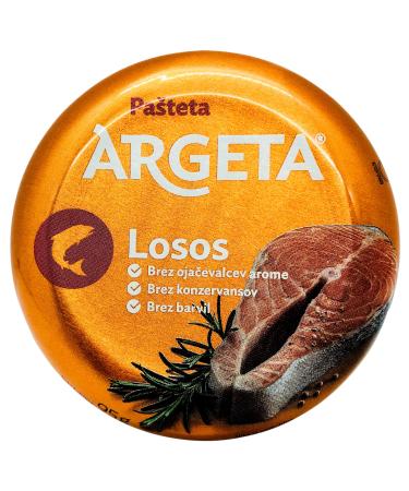 Atlantic Droga ARGETA Premium exquisite salmon pate 14 cans of excellent and delicious pate natural flavor preservative and glutenfree 1330 grams 95 grams per jar x 14