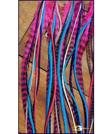 Grizzly Extensions EasyIn 6er 'Berry' - Premium Brown Hair Extensions | International Shipping Available - Buy Online on GoSupps.com