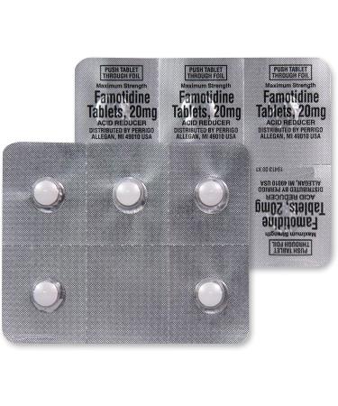 GoodSense Famotidine 20mg Tablets - 25 Count, Maximum Strength Acid Reducer for Heartburn Relief - Buy Online on GoSupps.com