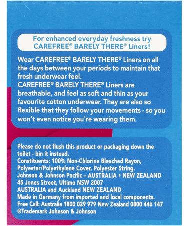 Carefree Original Tampons Regular 40 Pack - Convenient Menstrual Protection - Buy Online on GoSupps.com