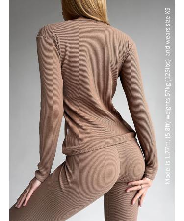 DreamBuy 20 Colours Ribbed Pyjama 2-3 Years Biscuit - Unisex Baby, Boys, Girls, Women, Men Loungewear - Buy Online on GoSupps.com