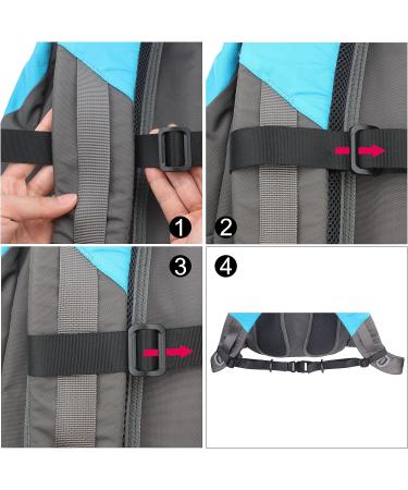 Buy Wisdompro Adjustable Chest Strap Backpack - Ideal for Hiking & Jogging - Black | International Shipping Available - Buy Online on GoSupps.com