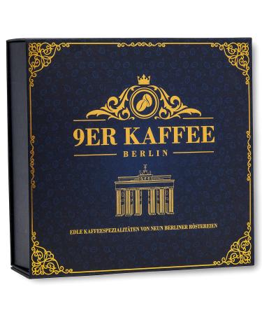 Coffee gift set from 9 Berlin coffee roasters |9 Premium coffee types for coffee lovers |Christmas gift |Gift idea for men and women |Birthday gift |Gift box whole bean - Buy Online on GoSupps.com
