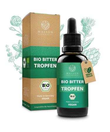 Maison Naturelle |Organic drops (100ml) according to Hildegard von Bingen - bitter substances drop bitter herbs - bitter fabric complex concentrate 100 ml - Buy Online on GoSupps.com