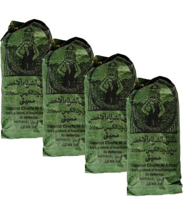 Ghassoul Lavaerde Granulate 2000g |Original Moroccan clay as a facial mask for facial cleaning in the bag |Natural peeling for face skin and hair |Washing earth as body care 2 kg (1 Pack)