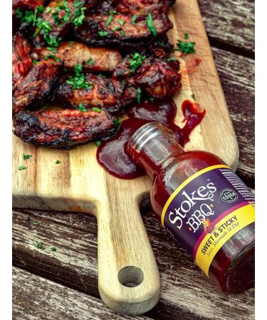 Stokes BBQ Sauce Sweet & Sticky 250ml - Buy Online on GoSupps.com