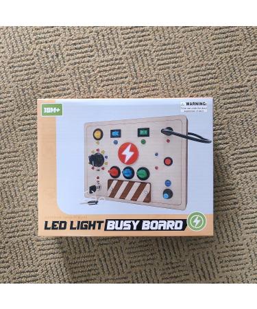 Joyreal Montessori Busy Board | Educational Wooden Toys for Toddlers 2-4 Years | Motor Skills Development - Buy Online on GoSupps.com