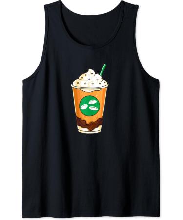 Coffee Lovers Delight Creamy Tasty Coffee Design Tank Top