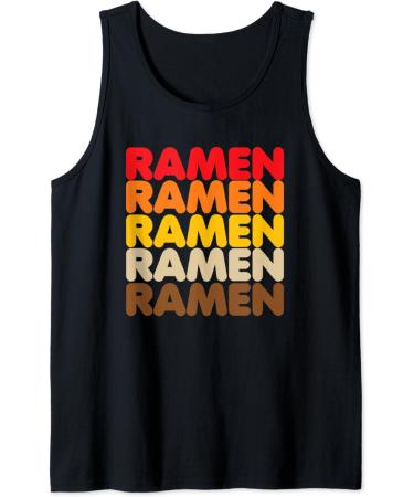 Ramen Ramen Ramen Vintage 70s Asian Noodles Love Tank Top