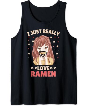I just really love Ramen Anime Otaku Japanese Noodles Lover Tank Top - Buy Online on GoSupps.com