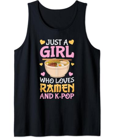 K-Pop Ramen Japanese Noodles Bowl Kpop Gift Tank Top