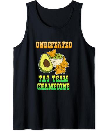 Undefeated Tag Team Champions Avocado Guacamole Fruits Vegan Tank Top - Buy Online on GoSupps.com