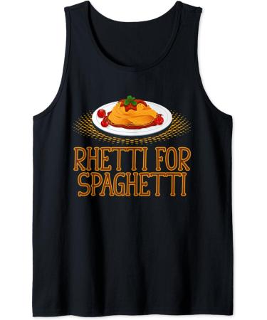 Rhetti For Spaghetti Ready Eat Pasta Meatballs Tomato Sauce Tank Top