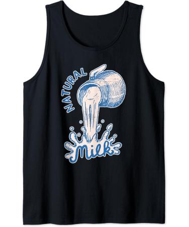 Natural Milk Pure Milk From Cows Dairy Farming Dairy Tank Top