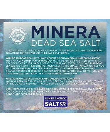 Minera Dead Sea Salt 5lb Coarse Grain Bulk Bag - Buy Online on GoSupps.com