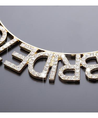 Daxi Wedding Bridal Tiara - Bride-to-Be Headband for Bachelorette Party & Shower Decor - Buy Online on GoSupps.com