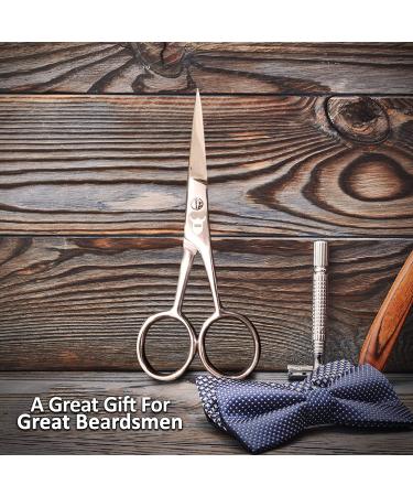 Striking Viking Beard and Mustache Grooming Kit - Beard Scissors, Mustache Comb, Carry Case - Facial Hair Trimming Tools - Buy Online on GoSupps.com