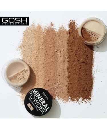 GOSH Mineral Powder Vegan Loose Fixing Powder - Medium to High Coverage 006 Honey, 8.00 g - Buy Online on GoSupps.com