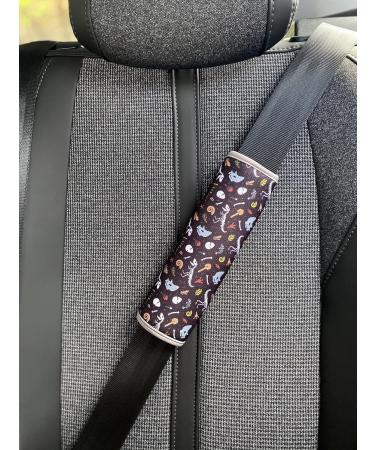 Heckbo Kids Car Seat Belt Pads - Dinosaur Skeleton Design | Seat Belt Protectors for Kids and Babies | Ideal for Car Seats, Booster Seats, and Bicycles - Buy Online on GoSupps.com