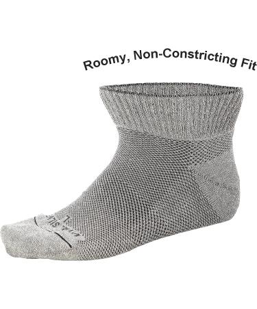 Vital Salveo Soft Non-Binding Diabetic Ankle Socks - Seamless Circulation Support (1 Pair) - Buy Online on GoSupps.com