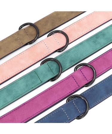 Didog Soft Padded Leather Dog Collar - Adjustable Breathable & Durable for Small to Large Dogs (Brown L 33-40 cm) - Buy Online on GoSupps.com