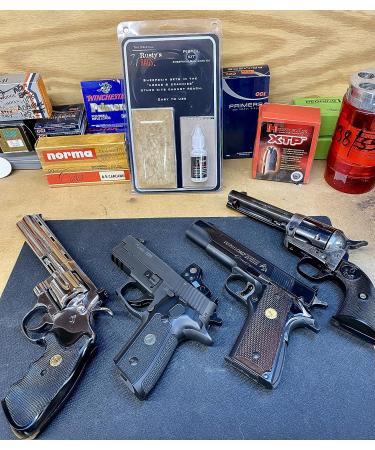 Rustys Rags Gun Care Kit: Sheepskin Cloth & Silicone Oil for Handguns, Pistols, Revolvers - Dust & Fingerprint Remover for All Finishes - Buy Online on GoSupps.com