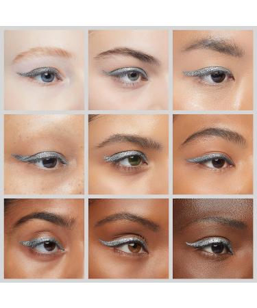 Erinde Liquid Glitter Eyeshadow Eyeliner - Pearl White | High Pigment, Waterproof & Long Lasting | Metallic Shimmer Liner for Women | Christmas Makeup Essential - Buy Online on GoSupps.com