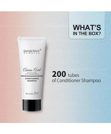 Bulk 2-in-1 Natural Shampoo & Conditioner Travel Size - 200 Pieces | Eco-Friendly Guest Amenities for Hotels & Airbnbs - Buy Online on GoSupps.com