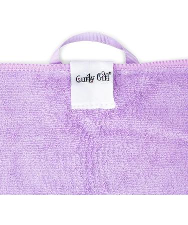 Curly Girl Microfiber Towel and Root Lifting Double Prong Clips in Lavender - Perfect for Enhanced Curls! - Buy Online on GoSupps.com