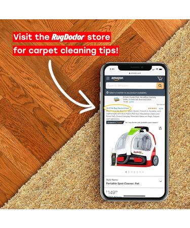 Rug Doctor Spot & Stain Scrubber - Deep Cleaning Foam | Multi-Purpose Stain Remover for Quick Cleanup | Fabric-Safe CRI Certified - Buy Online on GoSupps.com