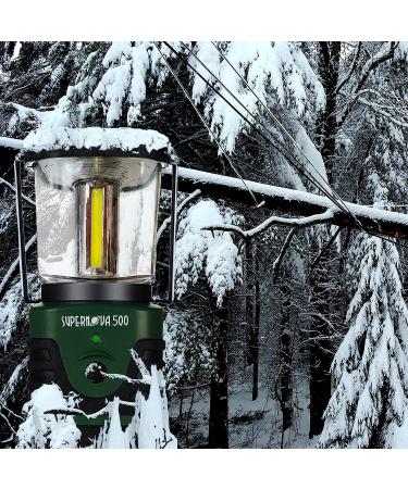Supernova 500 Ultra Bright LED Lantern - Forest Green | 500 Lumens for Camping & Emergencies - Buy Online on GoSupps.com
