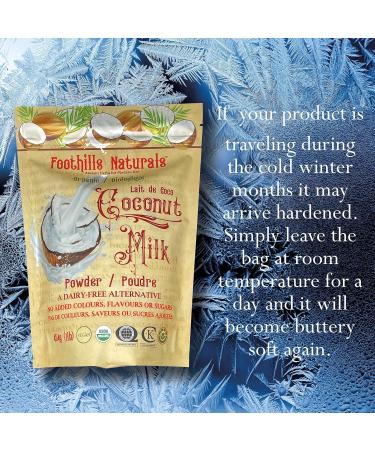Foothills Naturals Coconut Milk Powder Organic - 1 lb (454g) - Buy Online on GoSupps.com