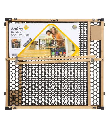 Safety 1st Eco-Friendly Bamboo Gate | Fits 28-42 Wide Spaces | Bamboo & Black - Buy Online on GoSupps.com
