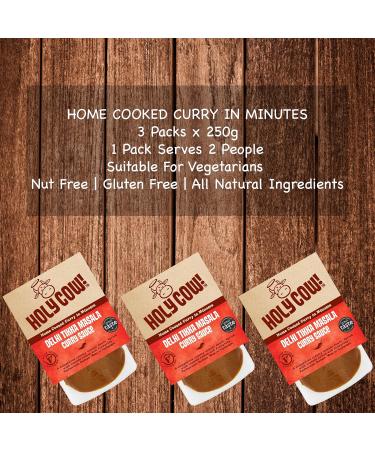  Holy Cow Holy Cow! Tikka Masala Curry Sauce 250g (Pack of 3) - Buy Online on GoSupps.com