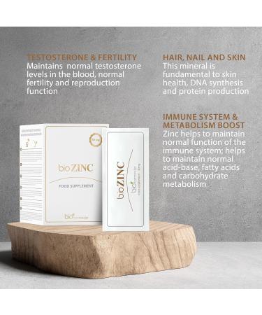 Zinc 30mg Supplement - 100% Vegan & Natural, No Artificial Additives - Buy Online on GoSupps.com