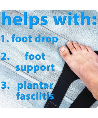 Omeer Right Foot AFO Brace for Foot Drop Support & Plantar Fasciitis Relief - Walk Comfortably with Shoes Socks or Barefoot - Buy Online on GoSupps.com