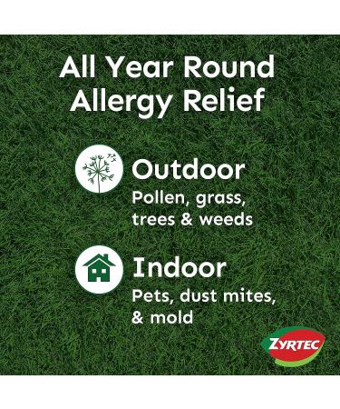 Zyrtec 24-Hour Allergy Relief Tablets 10mg - Travel Size 3 ct - Buy Online on GoSupps.com