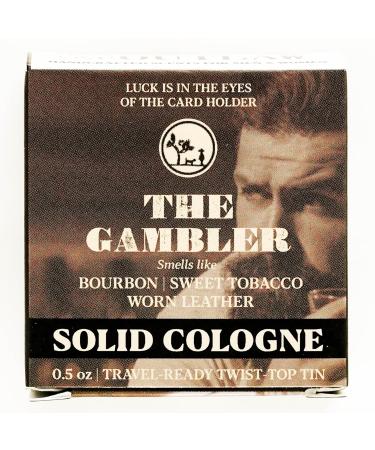 The Gambler Bourbon-Inspired Solid Cologne - Whiskey Old-fashioned Tobacco and a Hint of Leather in a Pocket-Sized Tin - Men s or Women s Cologne - Outlaw Bourbon Tobacco Leather - Buy Online on GoSupps.com