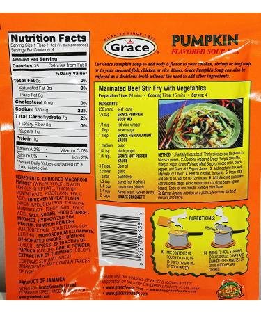 Grace Pumpkin Soup 1.59 oz Pack of 6 - Delicious & Convenient Soup Mix - Buy Online on GoSupps.com