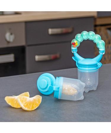 Baby Fruit Pacifier Set - 100% BPA-Free Silicone - Safe for Fruits & Vegetables - Blue - Buy Online on GoSupps.com