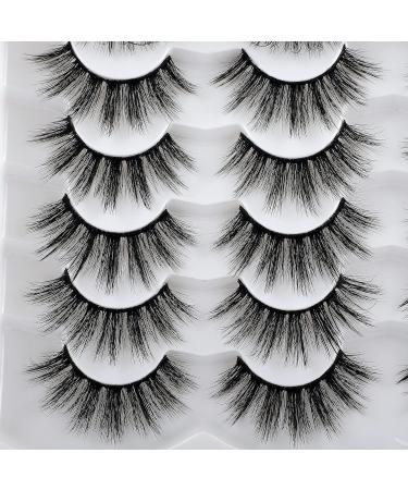 20 Pairs Mixed Styles Fluffy Faux Mink False Eyelashes - Dramatic Long 20MM Fake Lashes - Buy Online on GoSupps.com