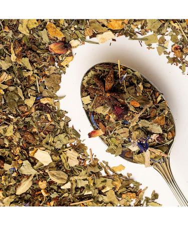 SLIM TEA Night Time Detox Tea 100g - Caffeine-Free Herbal Infusion for Bloating Relief, Gut Health, and Weight Loss - Rooibos Fennel Star Anise Cardamom Dandelion Root Passion Fruit Blend - Buy Online on GoSupps.com