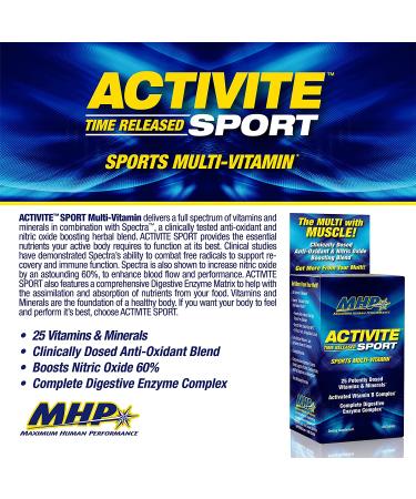 MHP Activite Sport Multivitamin - Boost Energy & Recovery | 120 Tablets - Buy Online on GoSupps.com