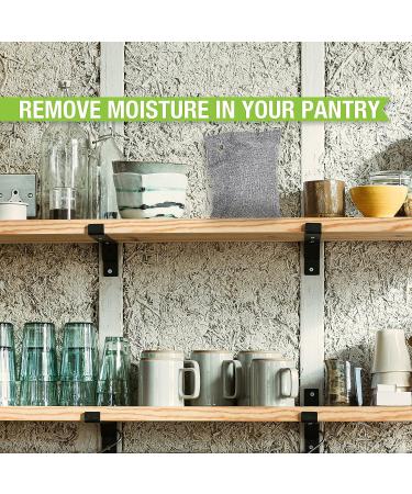 4 Pack Bamboo Activated Charcoal Bags - Air Purifying Odor Eliminator for Home | Eco-Friendly, Natural Deodorizer - Buy Online on GoSupps.com