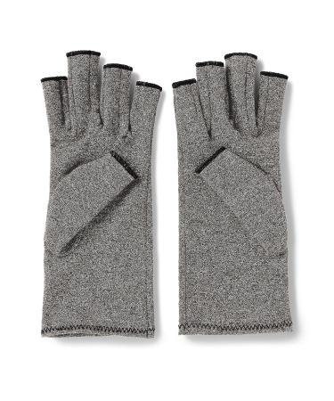 CURAD Arthritis Relief Compression Gloves - Large Gray Pair for Pain Relief & Comfort | Buy Internationally - Buy Online on GoSupps.com