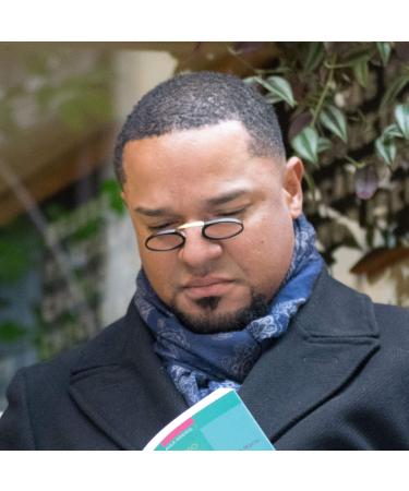 Didinsky Reading Glasses for Men & Women | Compact Edgeless Design | Ideal for Travel & Reading | Unisex Comfort | Orsay Black 1.0x - Buy Online on GoSupps.com