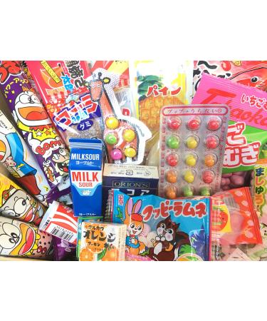 Japanese Snack Assortment 40 pcs of 32 types Full of "DAGASHI", "OHIMESAMA Snack Selection" (L)