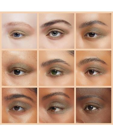 Mallofusa Single Shade Baked Eye Shadow Palette Glitter Powder in Shimmer Golden 15 Metallic Colors - Buy Online on GoSupps.com