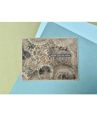 Sizzix 3-D Texture Fades Embossing Folder in Gray - Create Stunning Textured Designs - Buy Online on GoSupps.com