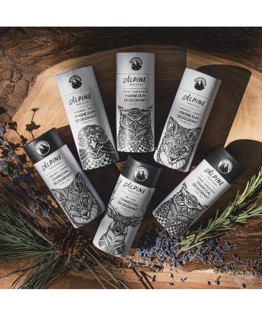 Alpine Provisions Cedar + Sandalwood Magnesium Deodorant - 2.4 oz Plastic-Free Paper Tube - Buy Online on GoSupps.com